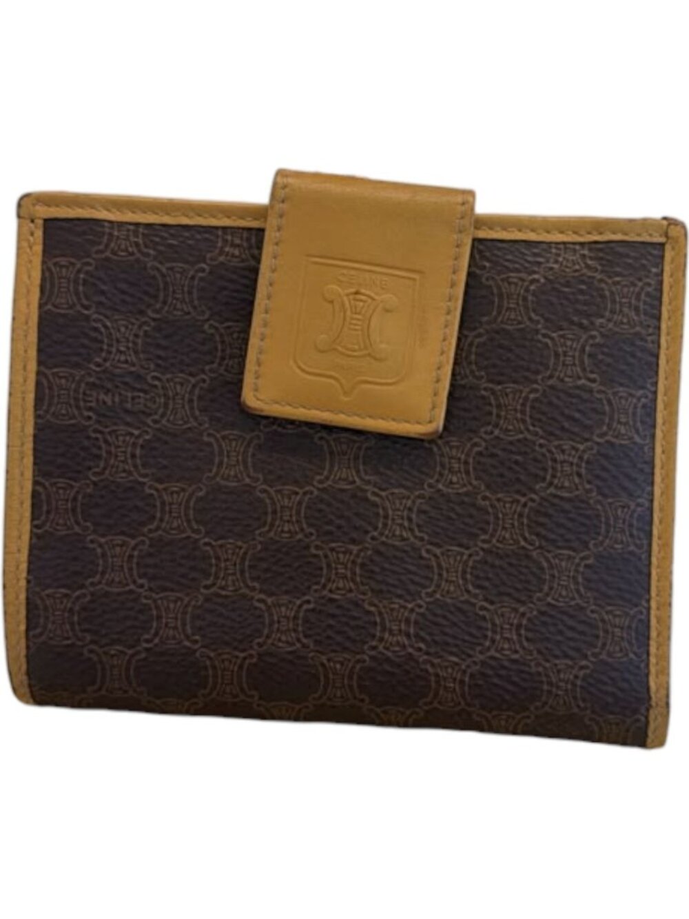 608170CR C1 Celine Wallet Brown PVC